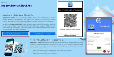 Cara Buat QR Code MySejahtera Check In Pelanggan Pelawat