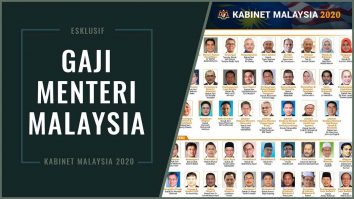 gaji jemaah menteri malaysia 2020  Nadz.my