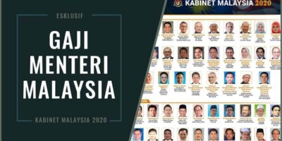 Jumlah Pendapatan Bulanan Gaji Menteri Malaysia