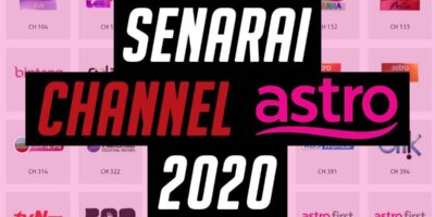 Senarai Nombor Channel Astro Yang Baru Tahun 2020