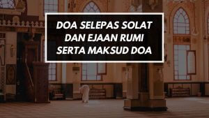 doa selepas solat