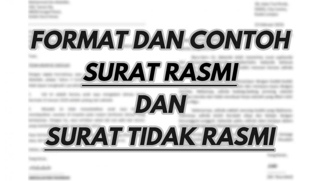 Format Surat Rasmi Dan Contoh Surat Rasmi Aduan Rayuan Permohonan