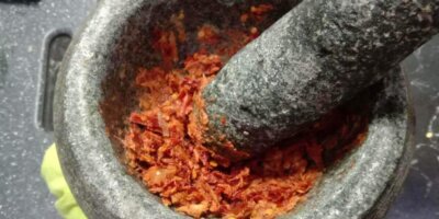Kenapa Cili Guna Lesung Batu Lebih Sedap Dari Guna Blender?