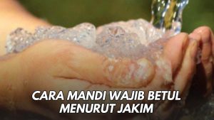 cara mandi wajib