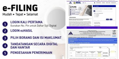 Cara Isi e-Filing Borang Cukai Pendapatan (e-BE)