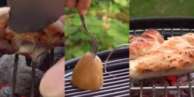 Cara Mudah Elak Ayam Dan Daging Bakar Melekat Di Besi
