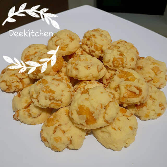 resipi cornflakes crunchy cookies