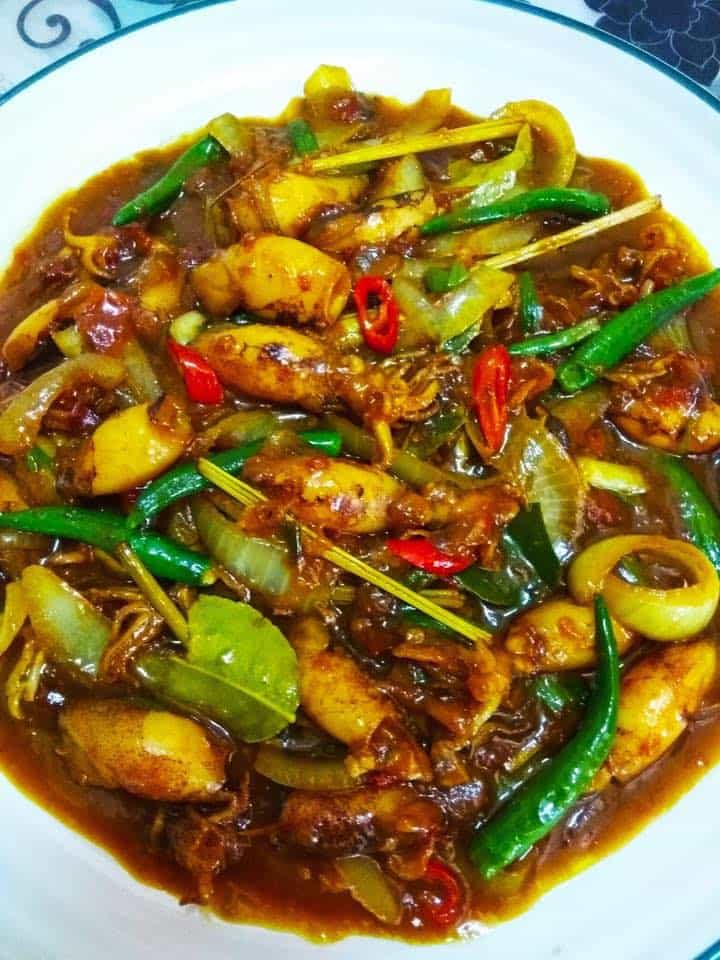 sotong masak thai