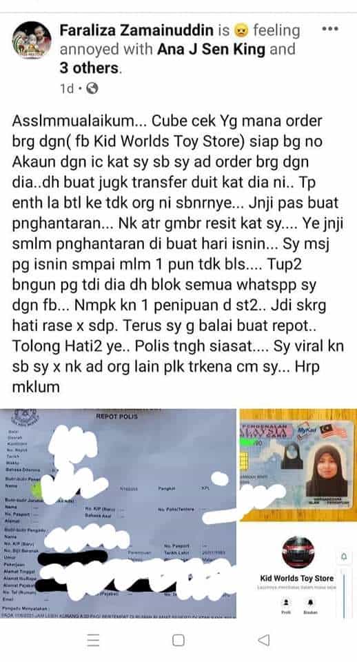 Ini Cara Identiti Ic Hilang Digunakan Oleh Scammer Tanpa Disedari