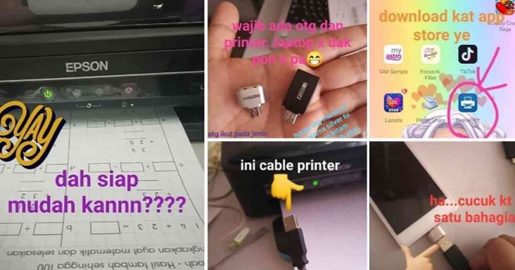 cara print dari handphone