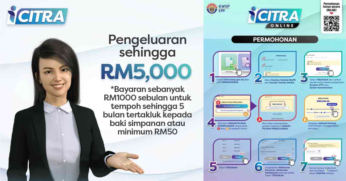 Online baru i citra kwsp permohonan kwsp Permohonan Pengeluaran