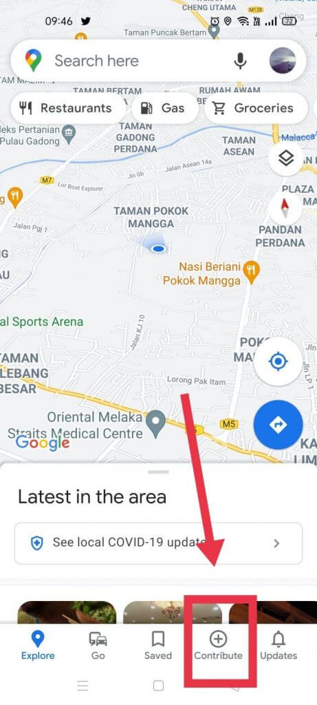 cara tambah lokasi kedai di google map