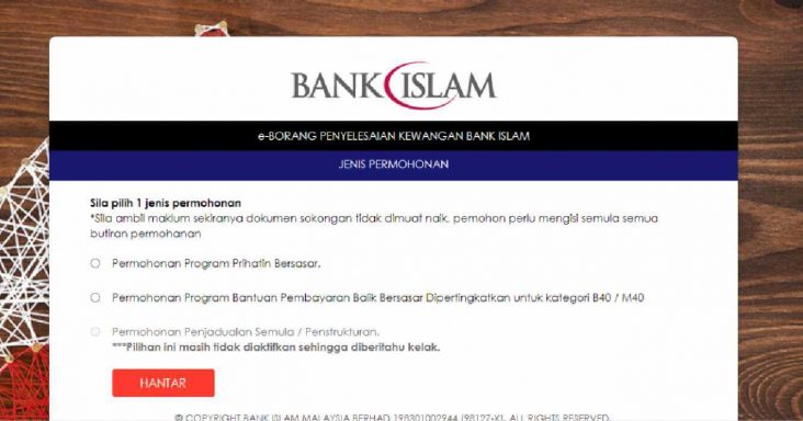 moratorium bank islam