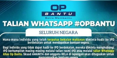 Talian Whatsapp Op Bantu Seluruh Negara