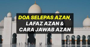 doa selepas azan