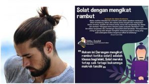 hukum lelaki ikat rambut