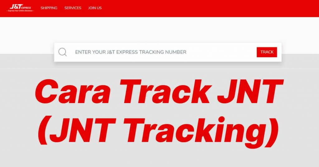 Tracking jnt nombor J&T Express
