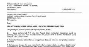 surat tunjuk sebab