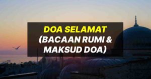 doa selamat