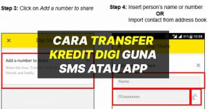 cara share kredit digi