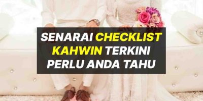 Senarai Pendek Checklist Kahwin 2024 Terkini