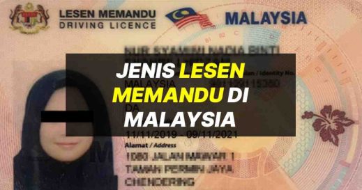 Jenis Lesen Memandu Malaysia Yang Perlu Anda Tahu