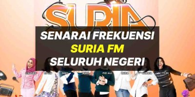 Senarai Frekuensi Suria FM Seluruh Negeri Di Malaysia