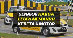 harga lesen memandu