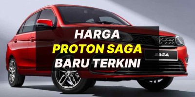 Senarai Harga Proton Saga Baru 2024