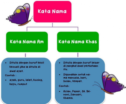 Kata Nama Am & Kata Nama Khas (Maksud, Contoh Ayat)