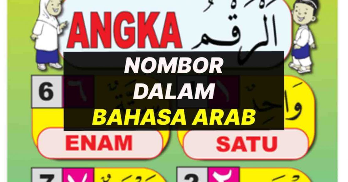 Nombor Dalam Bahasa Arab Rumi (1-100)