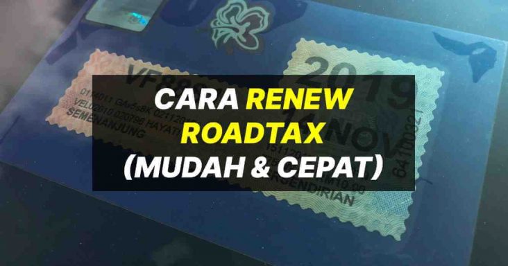 cara renew roadtax