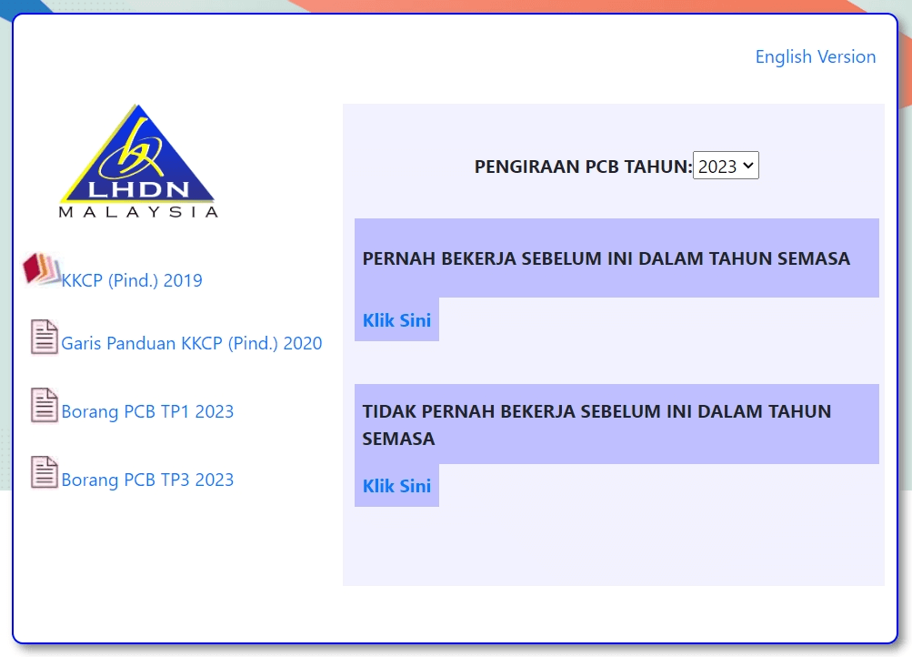 Kalkulator PCB & Jadual Cukai 2024 ePCB