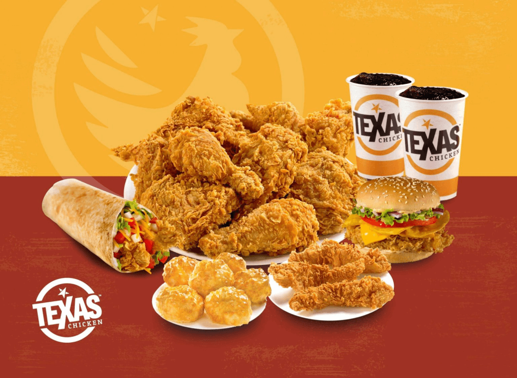 Senarai Menu Texas Chicken & Harga Terkini