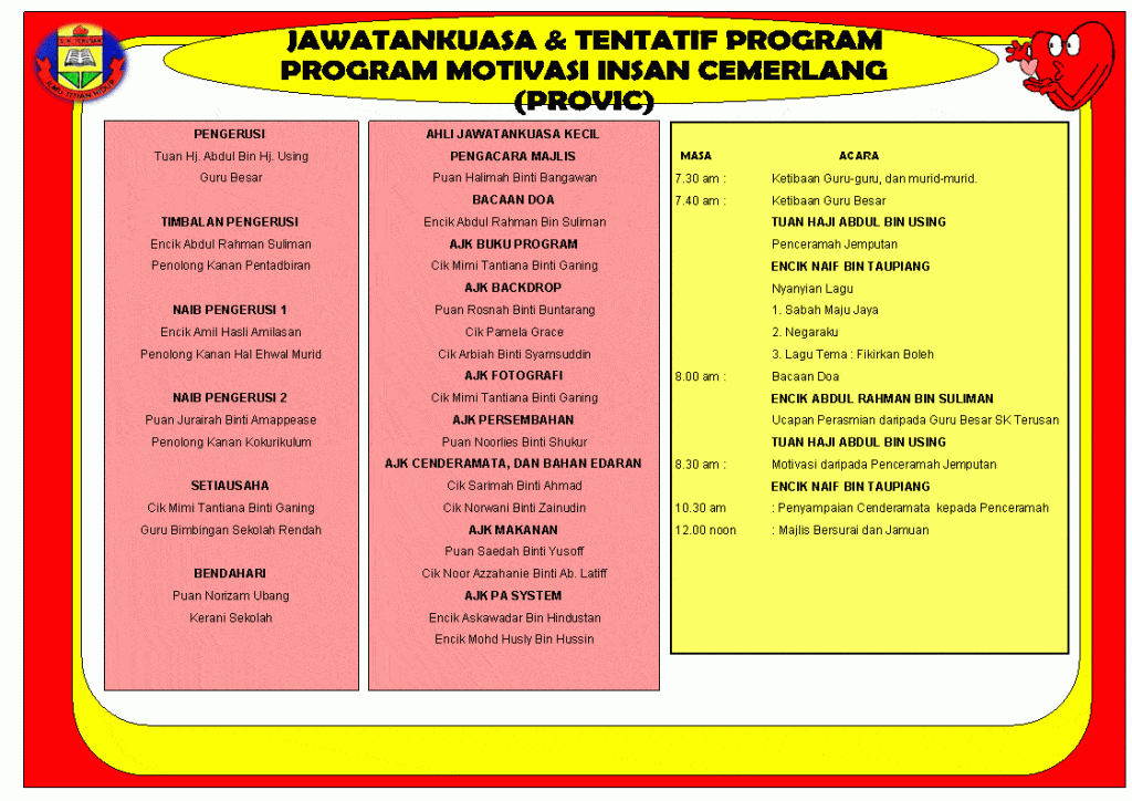 idea buku program