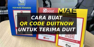 Cara Buat QR Code Duitnow (QR Pay)
