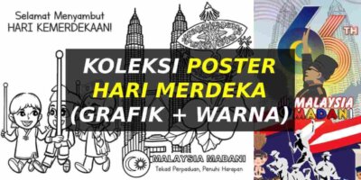 Contoh Poster Hari Merdeka (Kreatif & Lawa)
