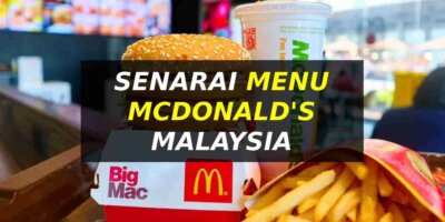 Menu McDonald’s Malaysia