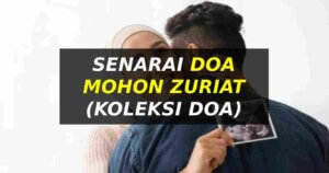 doa mohon zuriat