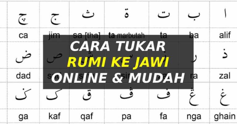 rumi ke jawi