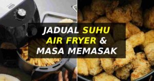 suhu air fryer