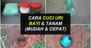 cara basuh uri