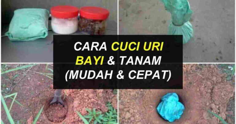 cara basuh uri