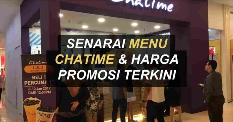 chatime menu