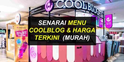 Coolblog Malaysia : Menu & Harga Terkini