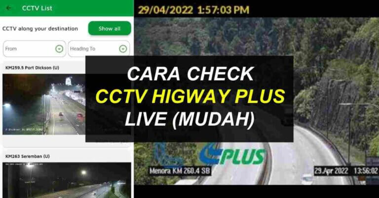 cara check cctv highway