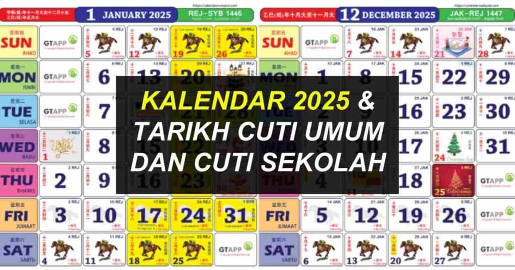 Calendar 2025 Malaysia Cuti Sekolah 