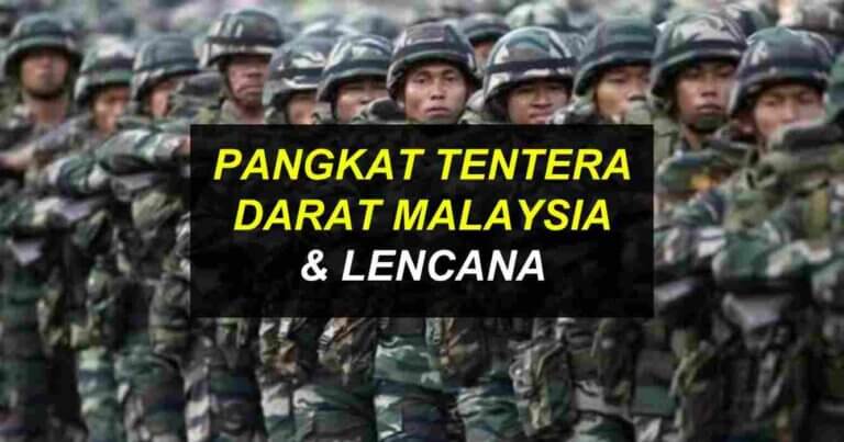 pangkat tentera darat malaysia