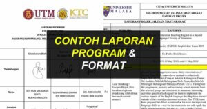 contoh laporan program