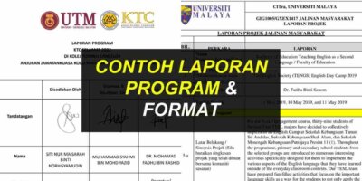 Contoh Laporan Program & Format Penulisan